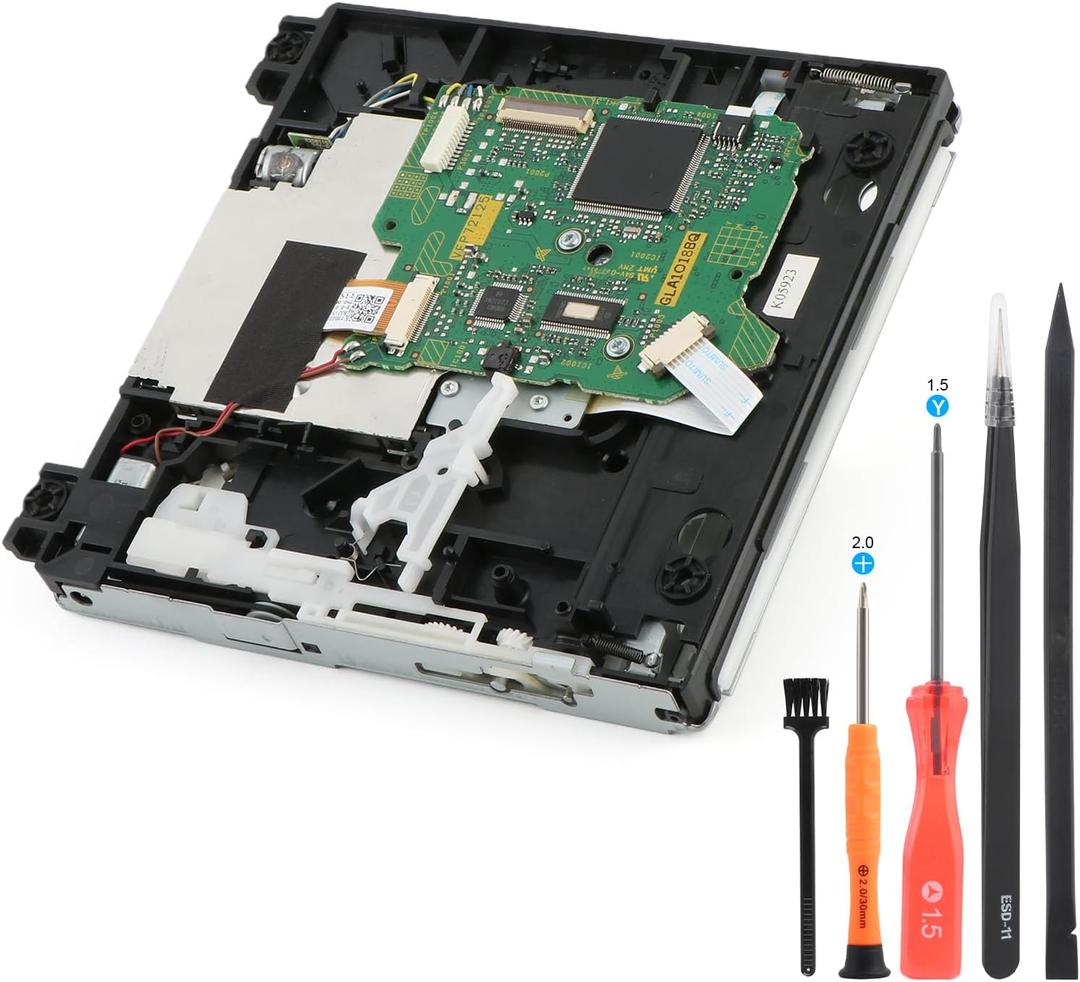 DVD Drive for Nintendo Wii DVD Drive Replacement Disc Drive for Nintendo Wii D4/D3-2/DMS/D2B/D2C/D2A/D2E Series Acccessories Part with Repair Tools