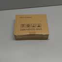 Framed Highland Cow Funny Bathroom Wall Art, 4 Piece Fun Animal Navy Blue Art Prints, Cute Cow Sitting on Toilet or in Bathtub or Reading Pictures Wall Decor for Toilet, Restroom, Washroom, Bathroom