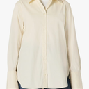 Amazon Essentials (Demi's Pick Women's Oversized-Fit Cotton Stretch Poplin Button-Down Dress Shirt XL Size