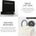 EVERGRACEHOME Chunky Chenille Knit Throw Blanket for Couch, Soft Luxurious Moss Stitch Blankets for Bed, Cozy Decorative Farmhouse Knitted Throws for Sofa, Ivory White, 50" x 60"