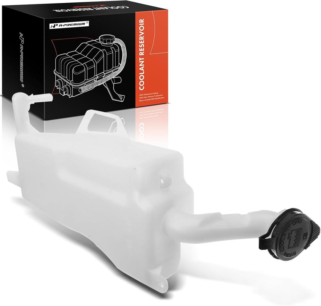A-Premium Engine Coolant Overflow Recovery Reservoir Tank [with Cap] Compatible with Chevrolet HHR 2006 2007 2008 2009 2010 2011