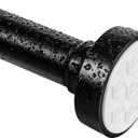 Matte Black Adjustable Spring Tension Shower Curtain Rod 31-58"  No Drilling Required, Easy Installation, Anti-Slip ABS Base, Phosphating & Electrostatic Coating, Holds Up to 66 lbs, for Bathrooms