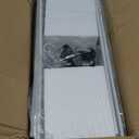 DGSNADGO Slim Storage Cart on Wheels, 4-Tier Kitchen Cart, Narrow Utility Cart with Handle and Wooden Tray for Small Spaces in Kitchen, Living Room, Room