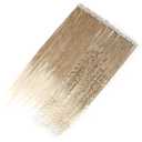 10 PCS Mixed Clip in Dreadlock Extensions, 24 inch Synthetic Boho Dreads Extensions, Thin Straight and Curly Dreadlock for White Women, brown to blonde