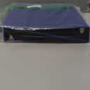 Samsill 1.5 Inch Document Storage Binder, Made in USA, FSC 100% Recycled Chipboard, Round Ring, 3 Ring Binder, Navy