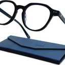 Xenvue Blue Light Blocking Glasses for Men  Premium + Stylish Computer and Screen Eyewear, Reduce Eye Strain (Black)