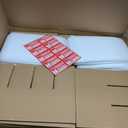 4 Sets Wine Boxes for Moving, 16 x 12 x 12 Inch Wine Bottle Moving Boxes with Reinforced Cardboard and Handles, Corrugated Boxes with Fragile Labels for Glassware, Moving, Packaging, Storage