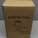 800gal Pool Pumps Above Ground Filter Pump, Powerful Rapid Circulation Pool Cartridge Filterpump, Micro-debris Water Circulation And Filtration System, Improved Water Clean & Clarity & Clear