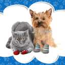 Sadnyy 24 Pcs Dog Socks for Medium Dogs Non Slip Dog Booties Paw Covers with Grips Anti Slip Pet Shoe Cute Summer Doggie Paw Protectors for Hot Pavement Hardwood Floor Prevent Scratching Licking Wound, M