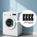4 Pcs Lint Filter + 2 Pcs Brushes WH01X35719 Dryer Lint Filter Replacement Compatible with GE Profile Washer Dryer Combo for PFQ97HSPV0DS Black Washing Machine Filter