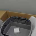 OROLEY Self Cleaning Cat Litter Box, Open-Top, Automatic Litter Box, Odor Control Robot, 96L APP Real-Time Monitor, Cat Litter-Boxs for Multiple Cats, Infrared Safety Sensor, Gray