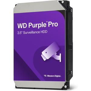 Western Digital 8TB WD Purple Pro Surveillance Internal Hard Drive HDD - SATA 6 Gb/s, 256 MB Cache, 3.5" - WD8002PURP