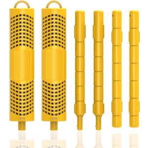 Spa Mineral Sticks, Hot Tub Mineral Stick, Spa Mineral Sticks for Hot Tub with 4 Months Lifetime Universal for Pool&Hot Tub to Keep Water Clear(Yellow,2PCS)
