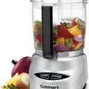 Cuisinart Mini-Prep Plus Food Processor, 24-Ounce Mini Food Processor to Chop Herbs, Vegetables, and Hard Cheese, 24-Ounce Work Bowl, Reversible Stainless Steel Blade, DLC-2ABC, Brushed Chrome