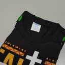 Faith In God Strength In Community Cool Black History Gift Long Sleeve T-Shirt, XL