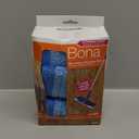 Bona Microfiber Cleaning Pad for Hardwood & Hard Surface Floors - 3 Pack - For Use With Bona Mop - Dual Zone Cleaning Design for Faster Cleanup