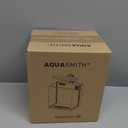 AQUASMITH Beta Fish Tank, 2 Gallon Betta Fish Aquariums with Filter & Light, for Men, Fish Tanks for Kids & Starter, Black