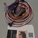 Sequential Turn Signal Light Strip Dynamic Scan Start Up Led Hood Lights Flexible DRL Daytime Running Light for Car,Truck,SUV,Dual Color White Amber Flowing Switchback 12V 94inch/240CM (1Set)