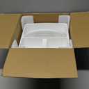 6 Pack Classroom Caddy with Handle Plastic Storage Caddy Organizer with 3 Compartments Desk Caddies Holder Portable Storage Bin for Pencil, Crayon, Marker, Home, Office, School Supplies(White)