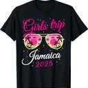 Jamaica Girls Trip 2025 Girls Weekend Party Friend Matching T-Shirt, S
