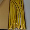 Wokceer 6.6 FT Wedding Arch Backdrop Stand Gold Metal Chiara Backdrop Stand for Wedding Ceremony Birthday Party Bridal Baby Shower Photo Booth Garden Floral Balloon Arch Decoration (6.6 x 3.3 FT (HxW))