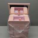 Emfogo Jewelry Box for Girls, Musical Jewelry Box with Spinning Dancer Gifts for Little Girls Christmas New Year Birthday Children's Day, 5 Layer Large Wooden Kids Music Jewelry Organizer Box(Pink)