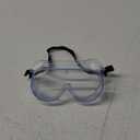 Super More Anti-Fog Protective Safety Goggles Clear Lens Wide-Vision Adjustable Chemical Splash Eye Protection Soft Lightweight Eyewear (Transparent)