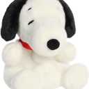 Aurora Adorable Peanuts Palm Pals Snoopy Stuffed Animal - Officially Licensed Toys for All Snoopy Fans - Nostalgic Gift for Adults and Birthday Celebrations - White 5 Inches