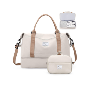 Weekender Bags for Women,Personal Item Travel Bag with Shoes Compartment,Overnight Travel Duffel Bag with Toiletry Bag