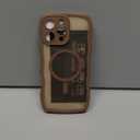 3 in 1 Magnetic for iPhone 16 Pro Max Case, 1X Screen Protector+1X Wrist Strap, Cute Wavy [Full Camera Protection][Fit for MagSafe], Trendy Matte Women Girls Case for iPhone 16 Pro Max 6.9", Brown