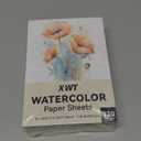 XWT 120 Sheets Watercolor Paper Bulk, 5x7in 110lb/230gsm, Cold Pressed Acid Free Natural White Textured Water Color Painting Art Supplies, Drawing Gift for Professional Adult Artists