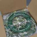 Mkono Farmhouse Wall Home Sign with Artificial Eucalyptus for O Rustic Wooden Hanging Letters Decorative Wall Art Decor for Living Room Kitchen Entryway Housewarming Gift, Black (10"L x 9.8"W)