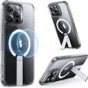 ESR for iPhone 16 Pro Case with Kickstand, Military-Grade Shockproof Protection, Magnetic Fully Adjustable Flickstand Phone Case, Compatible with MagSafe Accessories, Boost Series, Clear