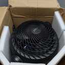 IRIS USA WOOZOO Desk Fan, Oscillating Air Circulator, 3 Speeds, 36ft Max Air Distance, 244ft Coverage, 112 Adjustable Vertical Tilt, 29db Quiet Motor, Small Fan for Bedroom, Office, Dorm, Black, Medium Oscillating