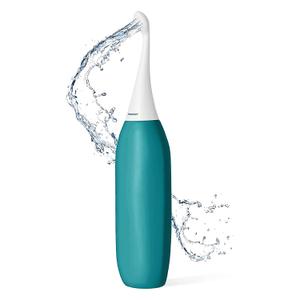 HappyPo The Original XL Butt Shower - Portable Bidet with 50% More Volume - The Easy-Bidet 2.0 Replaces Wet Wipes and Shower Toilet - Portable Bum Spray for Travel - Turquoise (1 Count (Pack of 1))