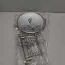 Deco Brothers Wall Mount Extendable Mirror, 8 Inch Double Sided with 7X Magnification, Nickel