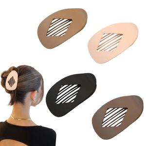 3 x Simple Elegant Duckbill Hair Clip,Duckbill Hair Clips for Women, Strong No-Slip Grip Flat Hair Clips for Thick Hair,Women & Girls (4PCS)