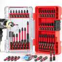 35Pcs Screwdriver Bits Set S2 Steel Screwdriver Impact Kit With a Storage Case, Used for Power Screwdrivers and Electric Drill Drivers