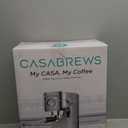 CASABREWS CM5418 Espresso Machine 20 Bar, Compact Espresso Maker with Steam Milk Frother, Stainless Steel Coffee Machine with 34oz Removable Water Tank for Cappuccino, Gift for Women or Men, Silver