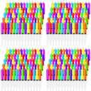 10ml Syringes Bulk 200 Pack Plastic Large Syringe with Tip Cap, Measuring Syringes, Oral Syringe for Scientific Labs, Feeding Pets, Measurement,Refilling, No Needle