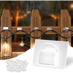 Dailyart Adhesive Hooks,175Pcs Clear String for Hanging,Hooks for Outdoor String Lights,Waterproof Adhesive Hook for Hanging Christmas Light,Outside UV-Resistant Heavy Duty Cable Clips Rope Organizer Dailyart Adhesive Hooks,175Pcs Clear String for Hanging,Hooks for Outdoor String Lights,Waterproof Adhesive Hook for Hanging Christmas Light,Outside UV-Resistant Heavy Duty Cable Clips Rope Organizer