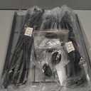 Sakugi Storage Shelves - 3 Tier Shelf Organizer, Sturdy Metal Garage Shelving with Adjustable Leveling Feet, Space-Saving Shelves Organizer for Pantry, Laundry, Kitchen (18" x 12" x 30", Black)