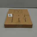 8x10 Picture Frame with Mat for 5x7/6x8, Natural Walnut Wood Handcrafted Rounded Corner with Real Glass, Vertical or Horizontal Display Photo Gallery Wall & Tabletop Frame