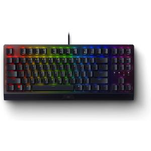 Razer BlackWidow V3 Tenkeyless TKL Mechanical Gaming Keyboard: Green Mechanical Switches - Tactile & Clicky - Chroma RGB Lighting - Compact Form Factor - Programmable Macros