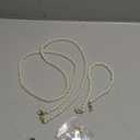 2 Pcs Pearl Beaded Cell Phone Lanyard, Crossbody and Wrist Strap with Tether Tabs for Most Phones Case Bag Purse