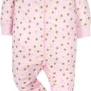 Gerber Baby-Girls 4 Pack Sleep 'N Play Footie (Pink) 0-3 Months