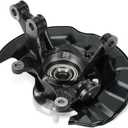Front Right Side Steering Knuckle & Wheel Bearing Hub Assembly Compatible with Toyota Corolla 2009-2013 1.8L 2.4L, for Matrix 2009-2013 1.8L, Replace for 698-380 698380 510070, Passenger Side
