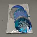 20 Pcs Winter Snowflake Hanging Swirl Decoration Christmas Hanging Whirls Ceiling Decor for New Year Wedding Baby Shower Party Supplies(Blue)