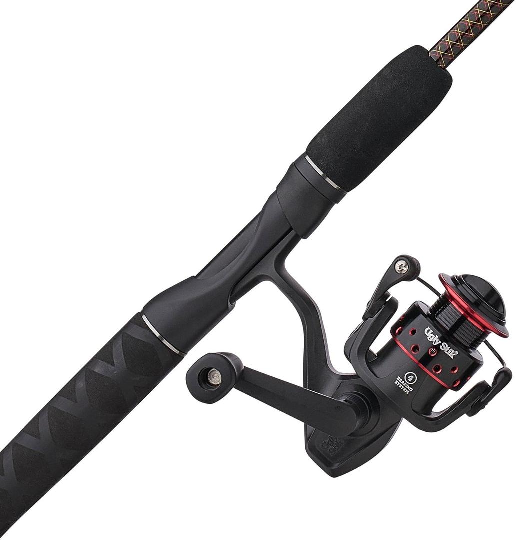 Ugly Stik GX2 Spinning Reel and Fishing Rod Combo, 25 Size Reel - 5' - Light - 3pc