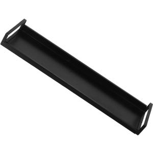 Stove Top Seasoning Rack Kitchen Spice Shelf Oven Spice Organizer Shelf Iron Black